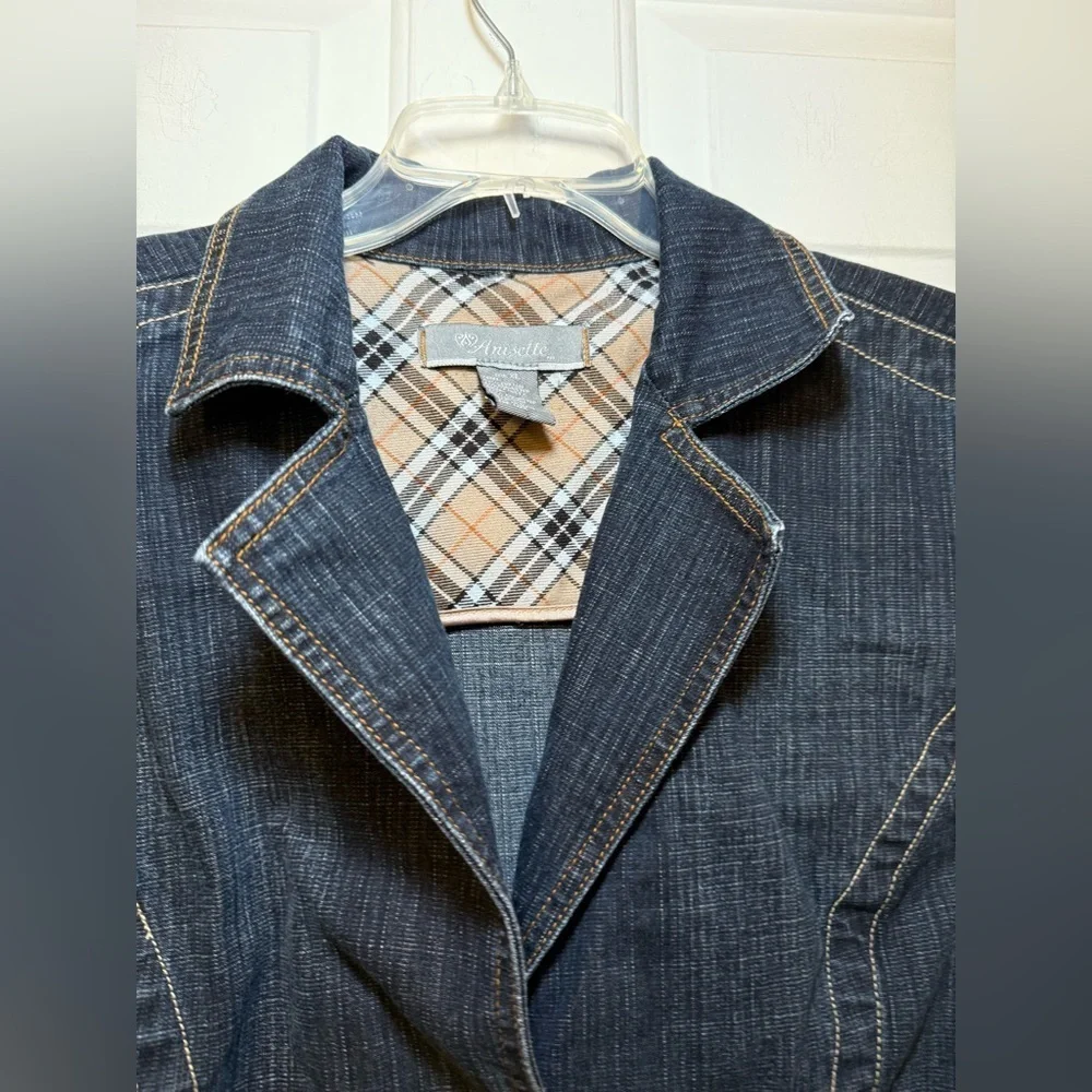 Anisette denim fitted